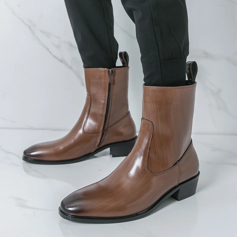 Men Shoes Designer - Clássico confortável botas de tornozelo botas