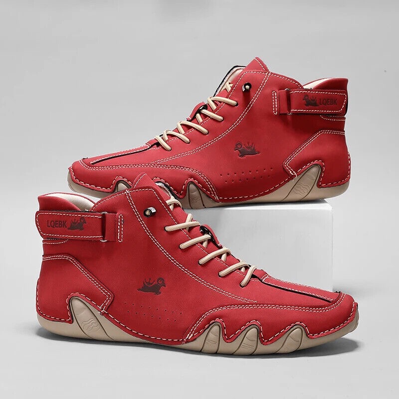 Men Shoes Ecco - Tênis Casuais de Couro para Homens,