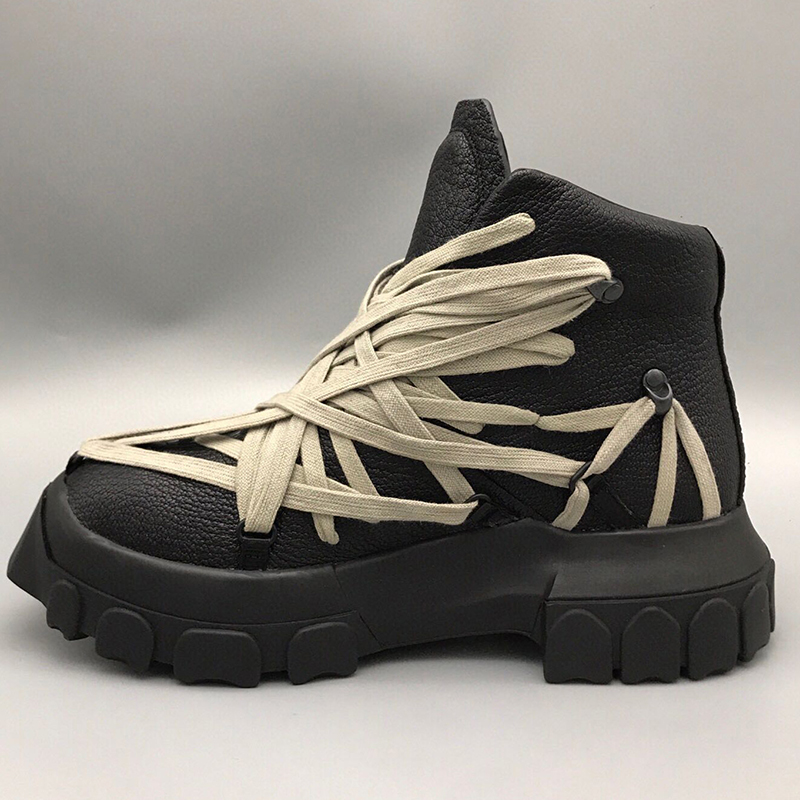 Men Shoes Designer - Botas de Couro Originais de Luxo