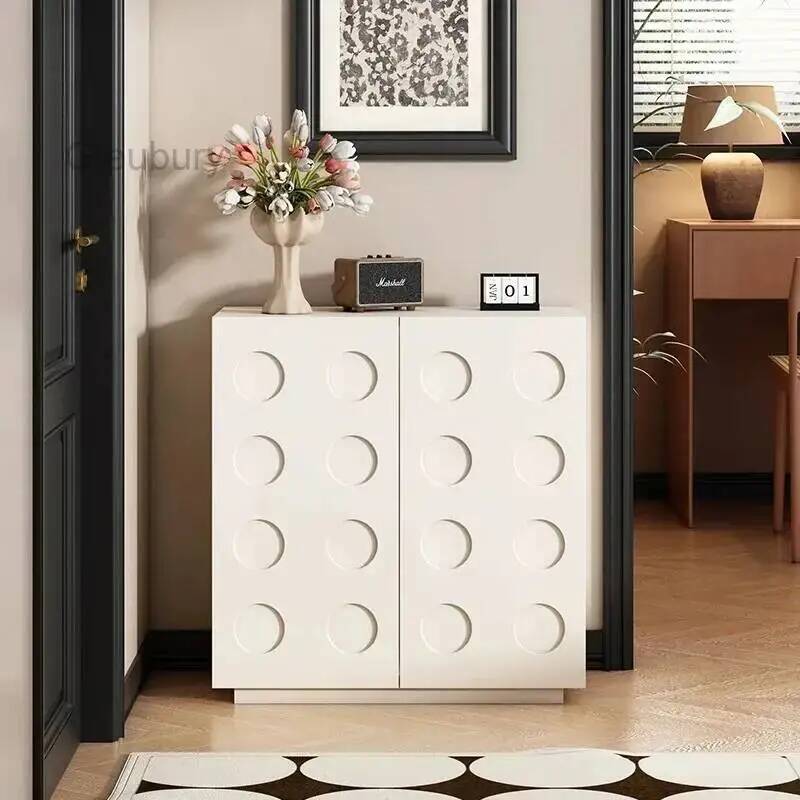 Men Shoes Rack - Sapateira Vertical Branca, Sapateira Vertical Preta