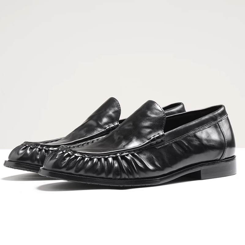 Sapatos Casuais de Couro Mascu - Men'S Shoes Grip avaliação e preço