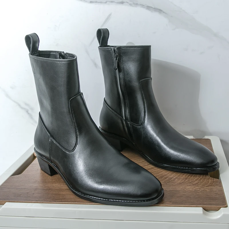 Clássico confortável botas de  - Men Shoes Designer avaliação e preço