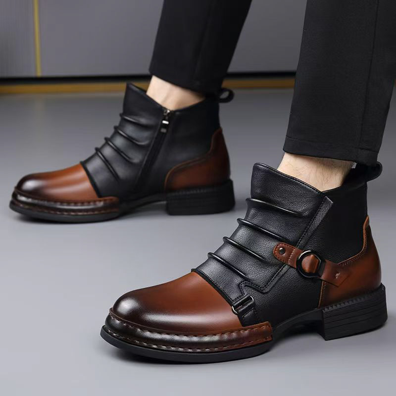Botas de Cano Curto Retrô para - Men Shoes Designer avaliação e preço