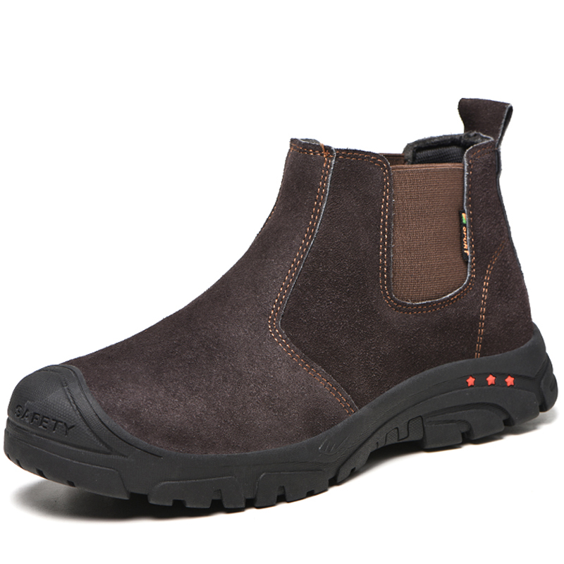 Botas masculinas de segurança  - Chelsea Boots Suede avaliação e preço