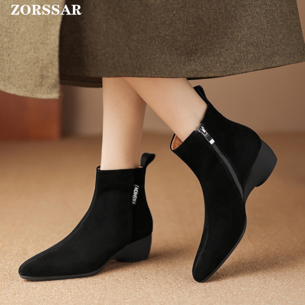 2025 novo outono inverno botas - Chelsea Boots Suede avaliação e preço