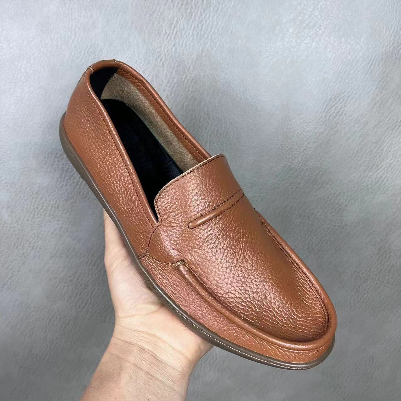 Sapatos masculinos de couro co - Men Shoes Offer avaliação e preço