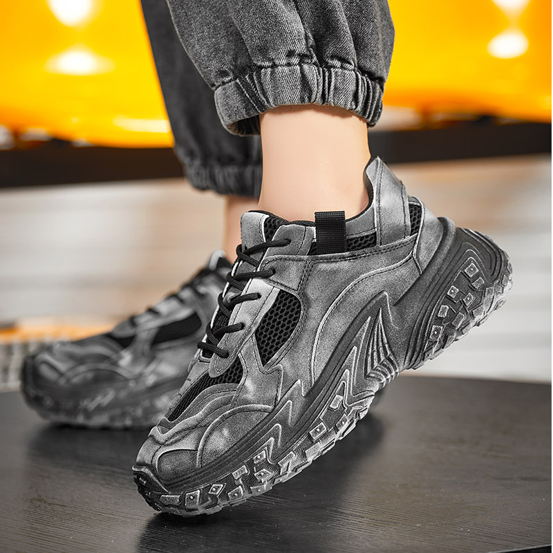 Sapato de sola grossa masculin - Men Shoes Running Sale avaliação e preço