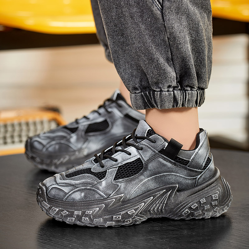 Sapato de sola grossa masculin - Men Shoes Running Sale avaliação e preço