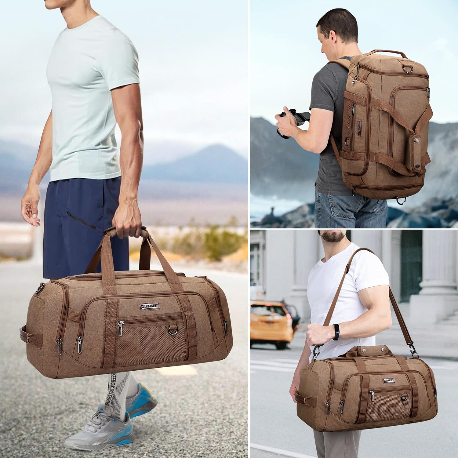 Bolsa de Lona para Homens 3 em - Men Shoes On avaliação e preço