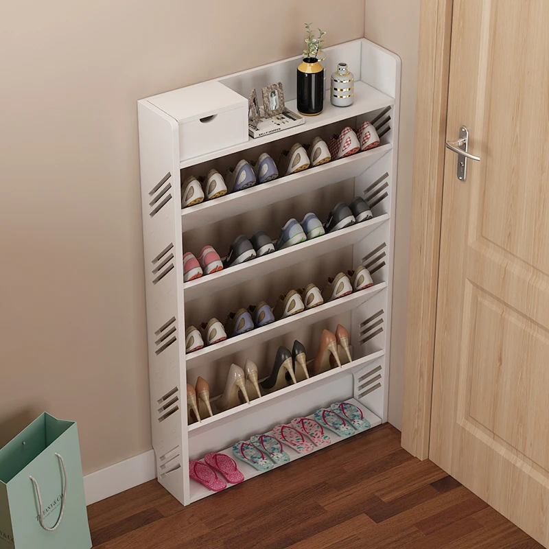 Moda simples ultra-estreito in - Men Shoes Rack avaliação e preço