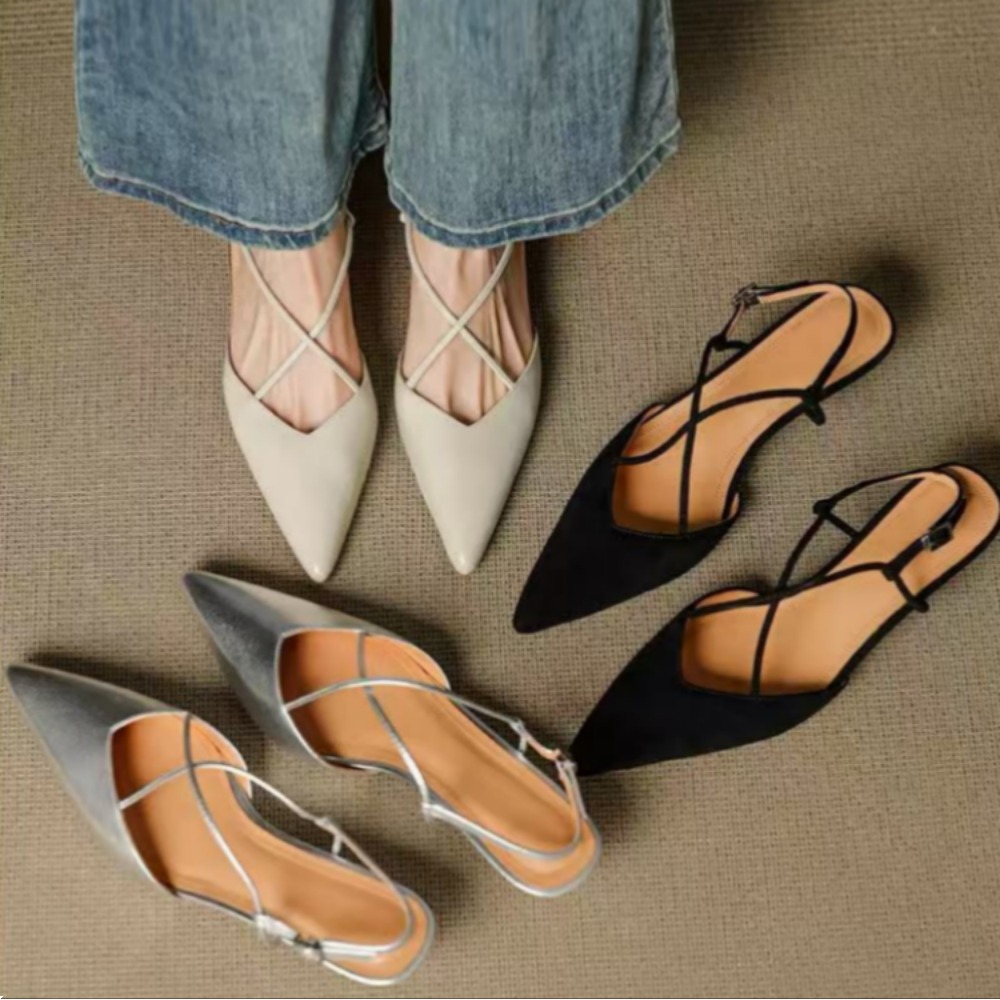 Novo Estilo 2026: Mules de Sal - Dress Shoe Pointed avaliação e preço