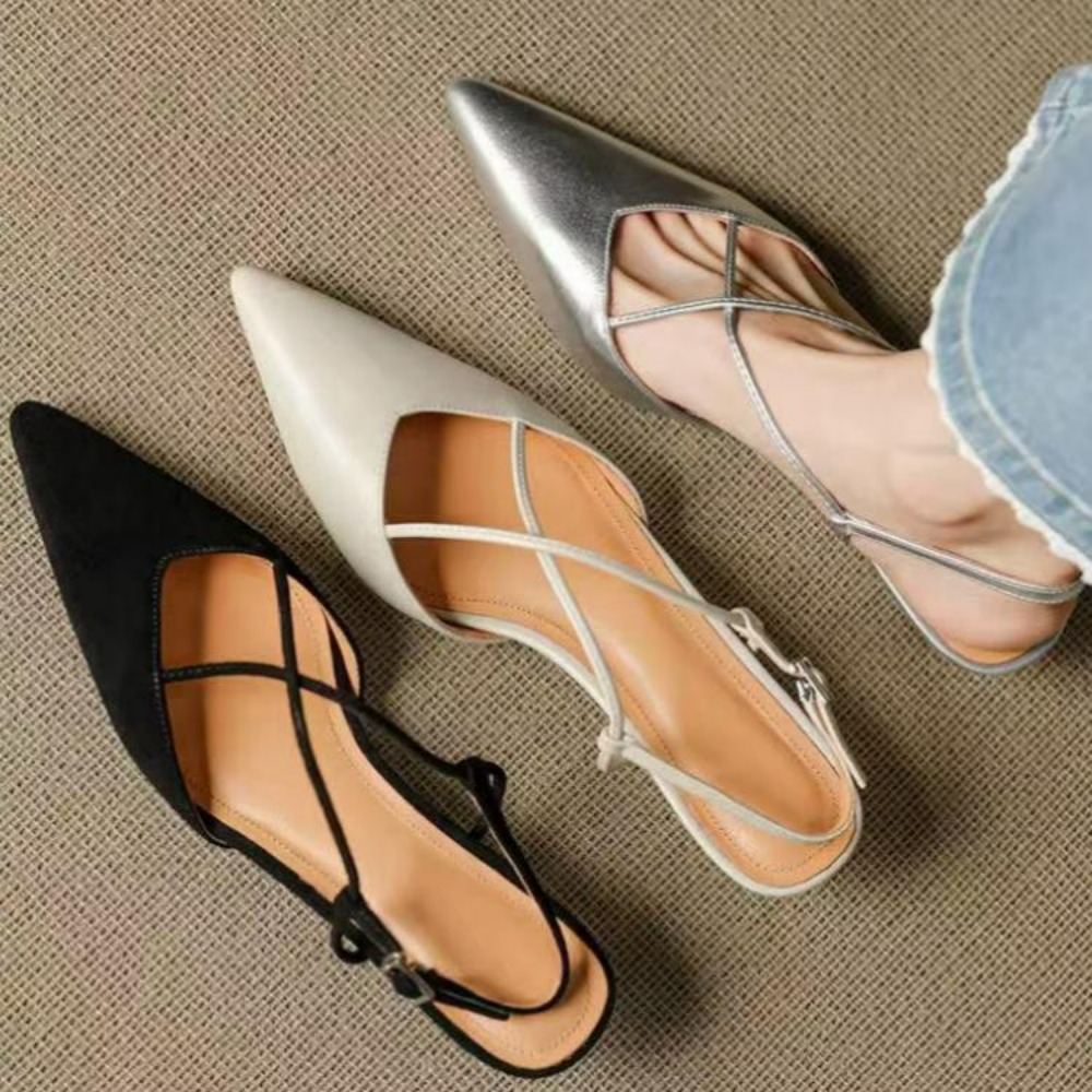 Novo Estilo 2026: Mules de Sal - Dress Shoe Pointed avaliação e preço