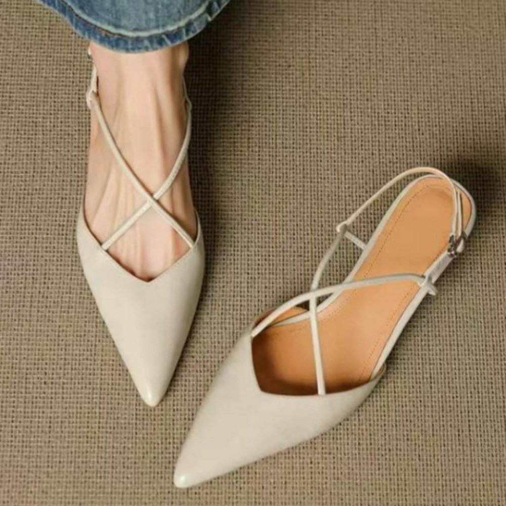 Novo Estilo 2026: Mules de Sal - Dress Shoe Pointed avaliação e preço