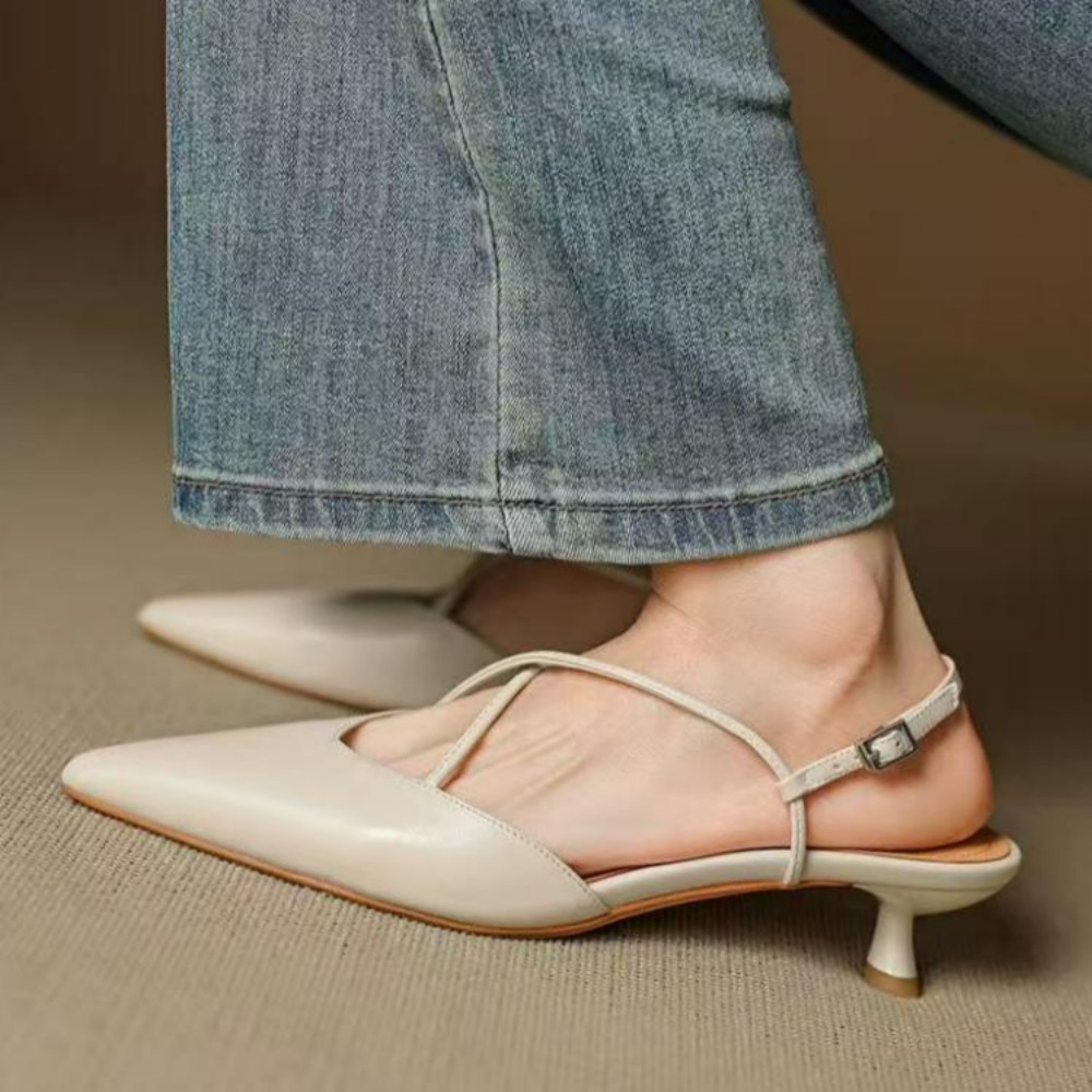Novo Estilo 2026: Mules de Sal - Dress Shoe Pointed avaliação e preço
