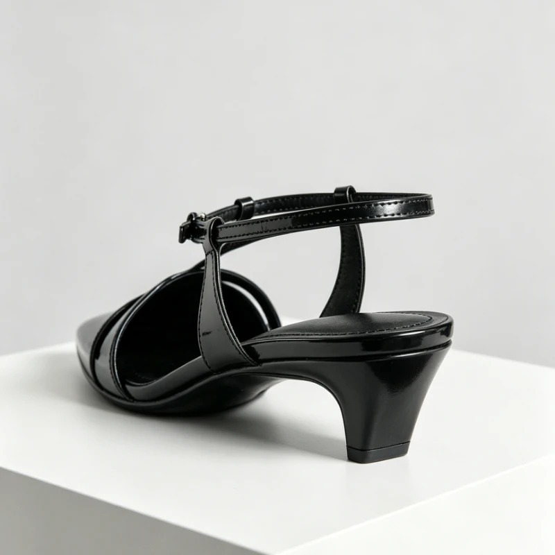 Couro de patente gatinho salto - Dress Shoe Pointed avaliação e preço