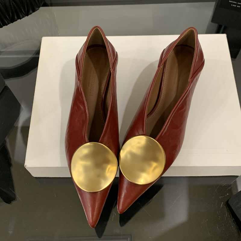 Suojialun 2025 outono nova mar - Dress Shoe Pointed avaliação e preço