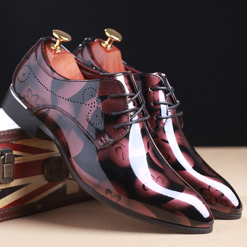 Sapato Oxford com estampa flor - Men Shoes Official avaliação e preço