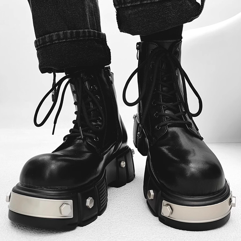 Botas de plataforma alta de de - Men Shoes Designer avaliação e preço