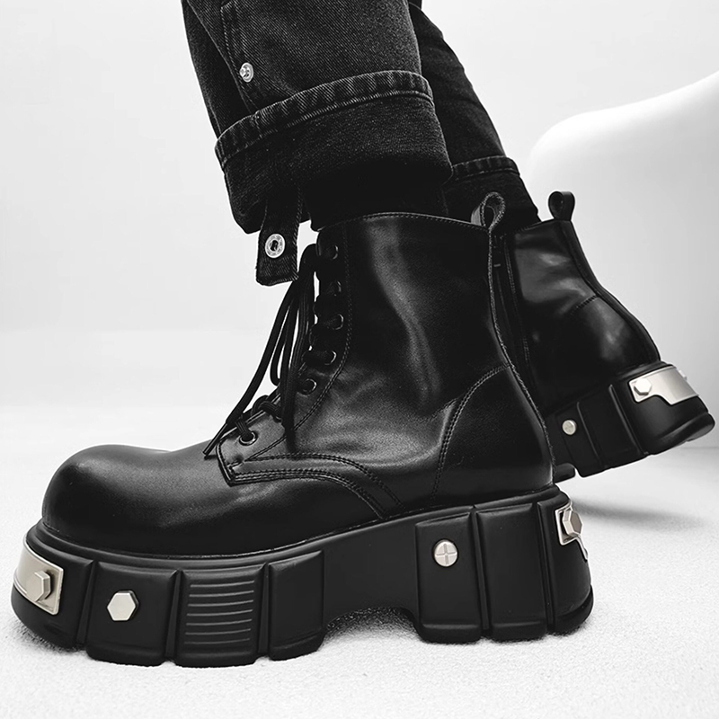 Botas de plataforma alta de de - Men Shoes Designer avaliação e preço
