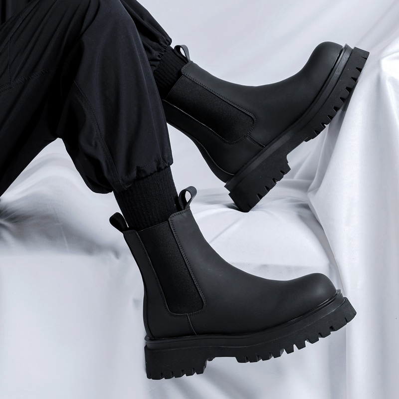 Botas Chelsea de Cano Alto Pre - Shoes Heels Men avaliação e preço