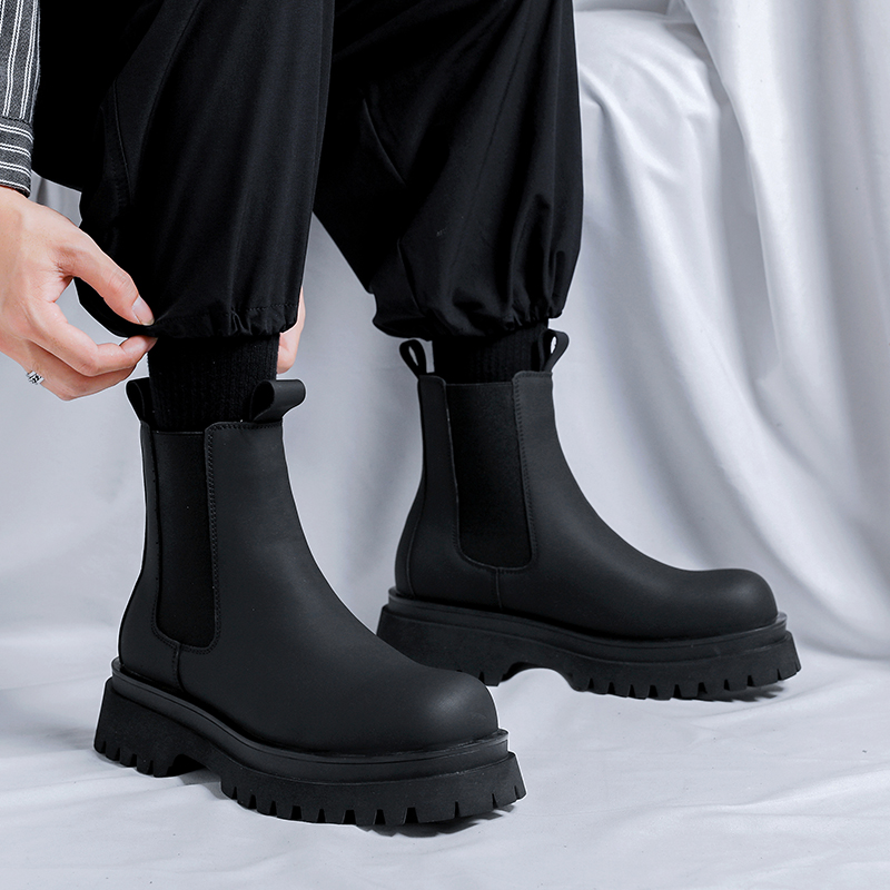 Botas Chelsea de Cano Alto Pre - Shoes Heels Men avaliação e preço