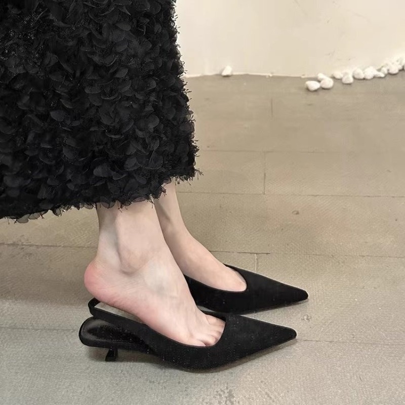 Sandálias Femininas Slip-On de - Dress Shoe Pointed avaliação e preço