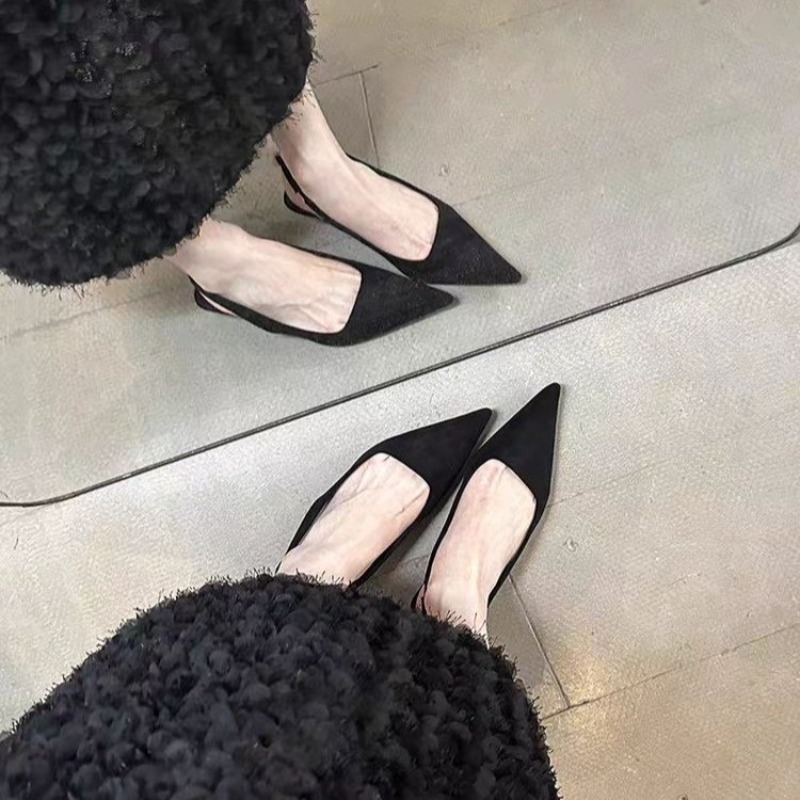 Sandálias Femininas Slip-On de - Dress Shoe Pointed avaliação e preço